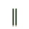 Anna's Collection - Dinerkaars led 3d vlam met timer 2 stuks h25 cm jade groen