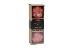 Countryfield - Drijfkaars diameter 5H4 cm ro Bollie s3 rood
