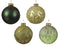 Decoris - Kerstbal glas d8 cm groen ass kerst