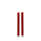 Anna's Collection - Dinerkaars led 3d vlam met timer 2 stuks h25 cm rood