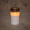 Anna's Collection - Grafverlichting led op batterij met timer 12x7 cm wit