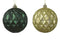 Decoris - Kerstbal kunststof d8 cm groen a2 kerst