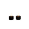 Anna's Collection - Theelicht wax led 3d vlam op batterij met timer 2 stuks d4h5 cm zwart