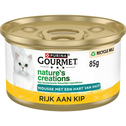 Gourmet - Blik mousse met saus kip 85gr