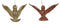 Kurt S. Adler - Ornament plastic roze goud vogel l16cm