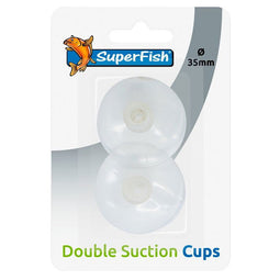 Superfisch - Dubbele zuignap - 35mm - 2 stuks
