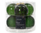 Decoris - Kerstbal glas d6 cm dennengroen 6st kerst