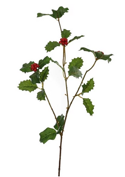 Jasaco - Ilex spray x3 75 cm green