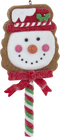 Kurt S. Adler - Ornament plastic koek op stokje l12cm