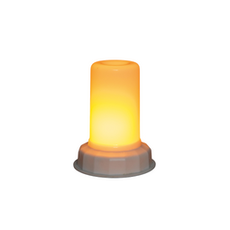 Anna's Collection - Vlamverlichting led op batterij met timer 9.5x7.5 cm wit