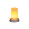 Anna's Collection - Vlamverlichting led op batterij met timer 9.5x7.5 cm wit