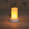 Anna's Collection - Vlamverlichting led op batterij met timer 9.5x7.5 cm wit