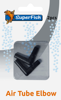 Superfish luchtslang elleboog - aquarium - beluchting - 2 ellebogen