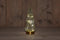 Anna's Collection - B.O.T. Tree Glass 10X23,5 cm Clear With Golden Base 10Led