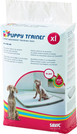 Gebr. de Boon - Savic puppy trainer pak a 15 navulpads X-large 90x60 cm