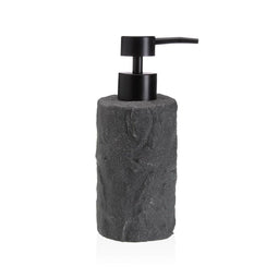 Zeepdispenser Versa Grijs Hars Plastic Steen 7,5 x 17,5 x 7,5 cm