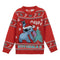 Uniseks Trui Stitch Rood Maat 12 Jaar