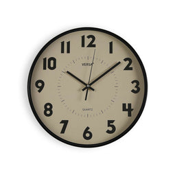 Muurklok Versa Beige Plastic 4 x 30 x 30 cm
