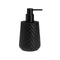 Zeepdispenser Versa Zwart Hars Minimalist 9 x 17 x 9 cm