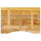 Bureaublad met ronding 80x50x2,5 cm massief ruw mangohout