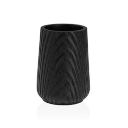 Tandenborstelhouder Versa Zwart Hars 9 x 11 x 9 cm