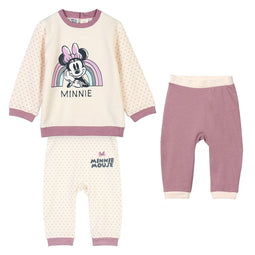 Joggingpak voor kinderen Minnie Mouse Grijs Maat 36 maanden