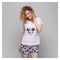 Pyjama Minnie Mouse Wit (Volwassenen) Vrouw Maat M
