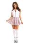 TEACHERS PET 3 PCS PINK PRIVATE SCHOOLGIRL COSTUME