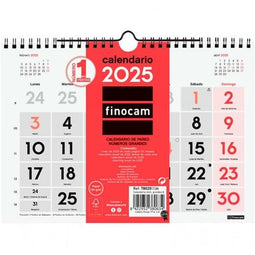 Muurkalender Finocam Papier 2025 21 x 15 cm