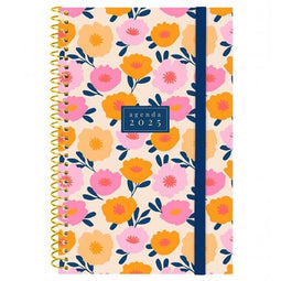 Agenda Finocam DESIGN COLLECTION 11,7 x 18,1 cm 2025 Gebloemd