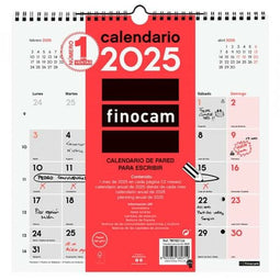 Muurkalender Finocam Papier 2025 30 x 30 cm