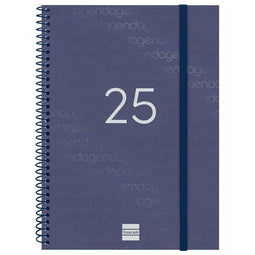 Agenda Finocam YEAR Blauw A5 15,5 x 21,2 cm 2025