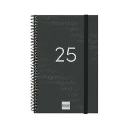 Agenda Finocam YEAR Zwart 11,7 x 18,1 cm 2025