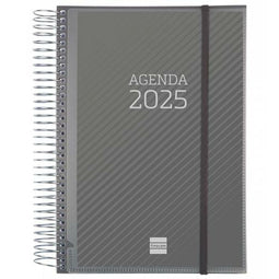 Agenda Finocam Grijs A5 15,5 x 21,2 cm 2025