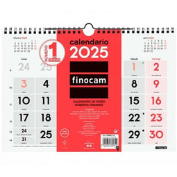 Muurkalender Finocam Papier 2025 30 x 21 cm