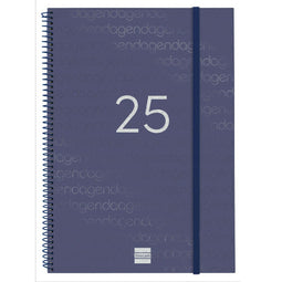 Agenda Finocam YEAR Blauw A4 21 x 29,7 cm 2025