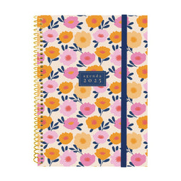 Agenda Finocam DESIGN COLLECTION A5 15,5 x 21,2 cm 2025 Gebloemd