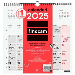 Muurkalender Finocam Papier 2025 300 x 300 mm