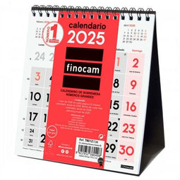 Tafelkalender Finocam Papier 14 x 15 cm 2025
