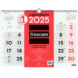 Muurkalender Finocam Papier 2025 43 x 31 cm