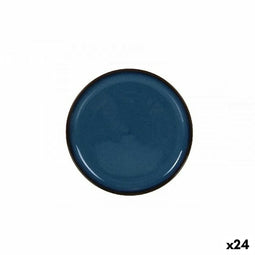 Snackdienblad La Mediterránea Chester Blauw Rond 13,7 x 2 cm (24 Stuks)
