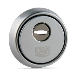 Veiligheidsschild IFAM ES610CM Zilverkleurig Staal Ø 64 mm Verchroomd