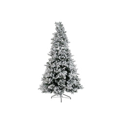Kerstboom DKD Home Decor Wit Groen Polyethyleen Besneeuwd 140 x 140 x 210 cm