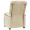 Fauteuil verstelbaar stof crmekleurig