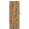 Schoenenkast 60x35x92 cm bewerkt hout artisanaal eikenkleur