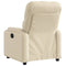 Fauteuil verstelbaar stof crmekleurig