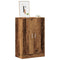 Schoenenkast 60x35x92 cm bewerkt hout oud houtkleurig