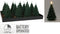 Nampook - Ledkaars kerstboom 17 cm d groe kerstversiering