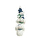 Decoris - Kersthanger sneeuwpop glitter 14,9 cm