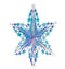 kersten - Ornament Snowflake Plastic Iridescent 60cm